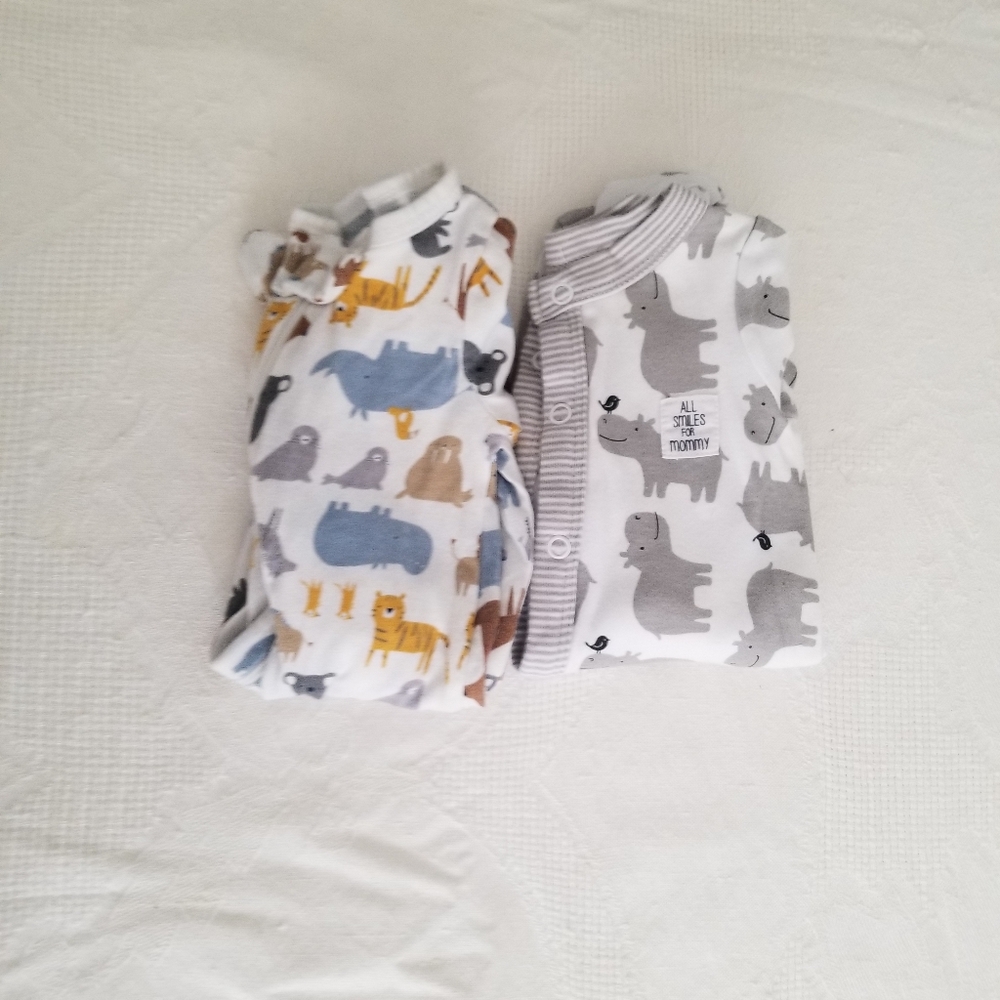 Two Newborn Baby Outfits